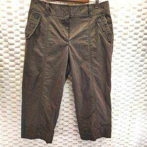 LOFT (Ann Taylor) Women's Chocolate Brown Capris Size 8